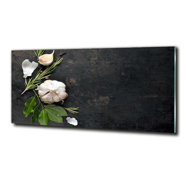 Glazen schilderij Knoflook