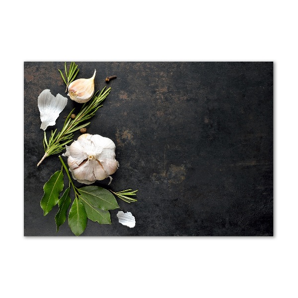 Glazen schilderij Knoflook