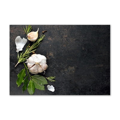 Glazen schilderij Knoflook