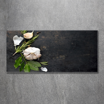 Glazen schilderij Knoflook