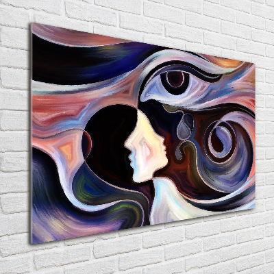 Schilderij op glas Abstractie