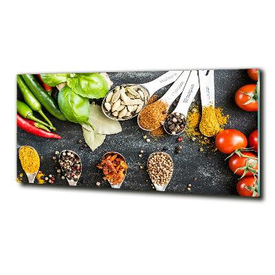 Glazen schilderij Specerijenmengsel