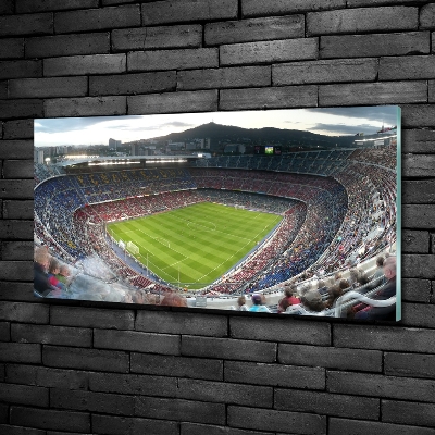 Schilderij glas Barcelona stadion