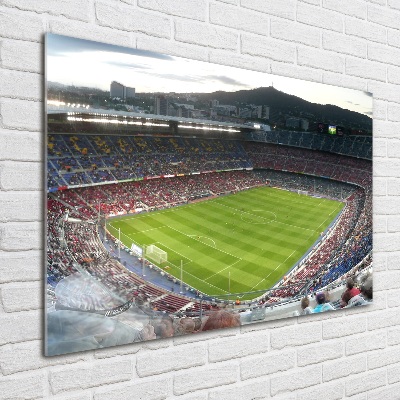Schilderij glas Barcelona stadion