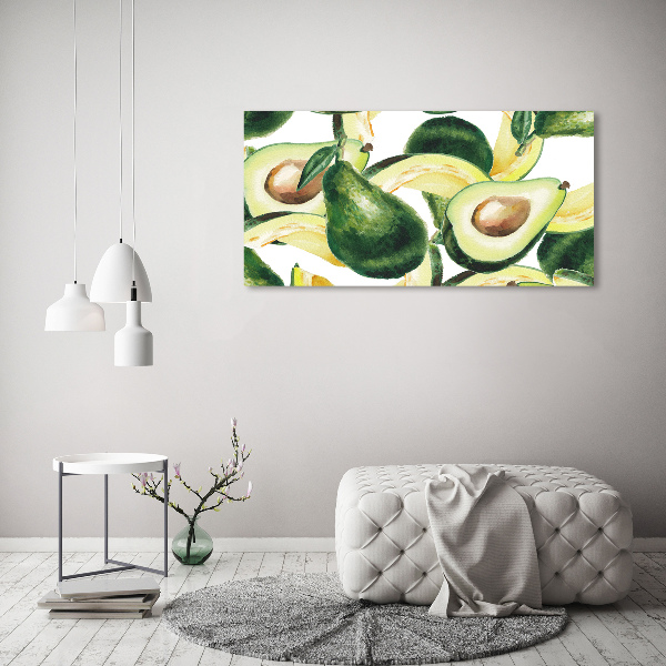 Foto schilderij op glas Avocado
