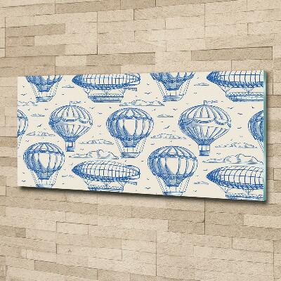 Foto schilderij op glas Ballonnen en luchtschepen