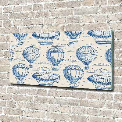 Foto schilderij op glas Ballonnen en luchtschepen