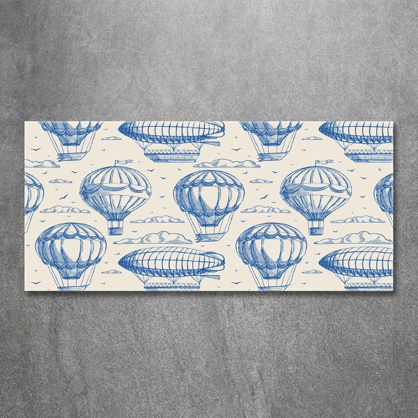 Foto schilderij op glas Ballonnen en luchtschepen