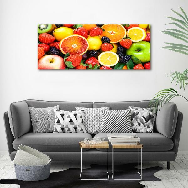 Foto schilderij op glas Kleurrijk fruit