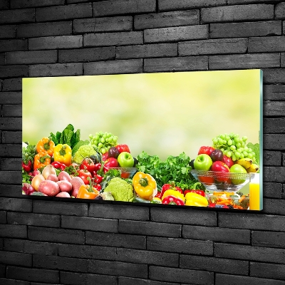 Schilderij op glas Fruit en groenten