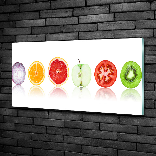 Schilderij op glas Fruit en groenten