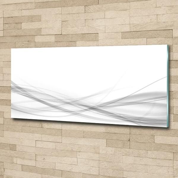 Glazen schilderij Abstracte golven