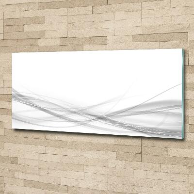 Glazen schilderij Abstracte golven