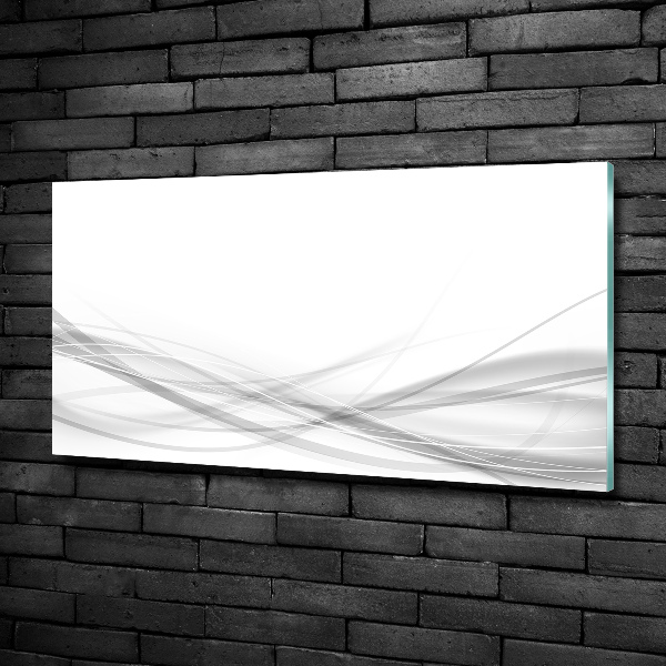 Glazen schilderij Abstracte golven