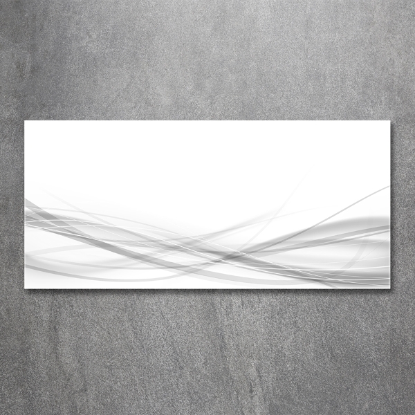 Glazen schilderij Abstracte golven