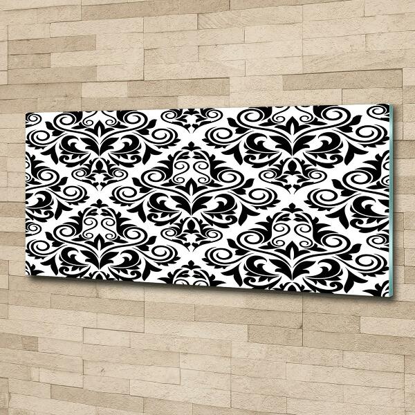 Foto schilderij op glas Ornamenten achtergrond