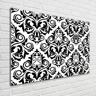 Foto schilderij op glas Ornamenten achtergrond