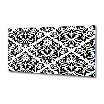 Foto schilderij op glas Ornamenten achtergrond