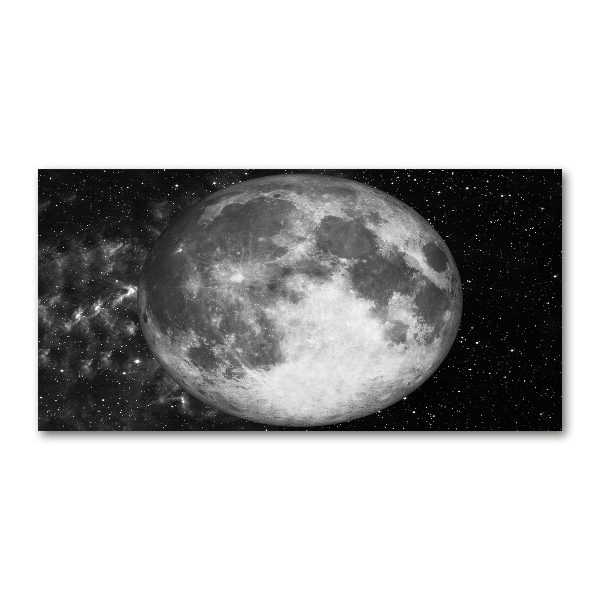 Glazen schilderij Maan
