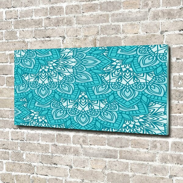 Foto schilderij op glas Ornamenten