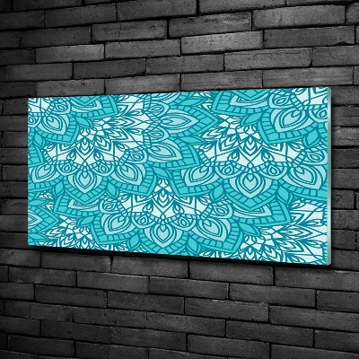 Foto schilderij op glas Ornamenten