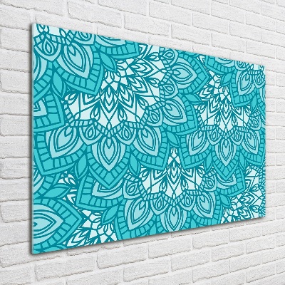 Foto schilderij op glas Ornamenten