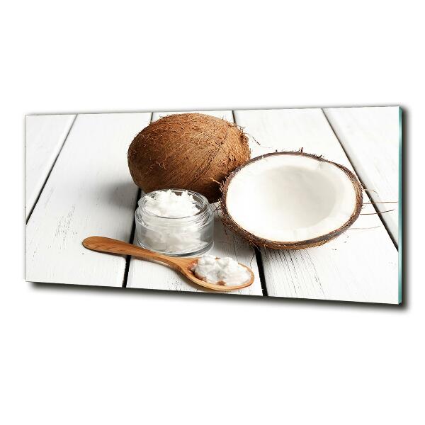 Schilderij glas Kokosolie