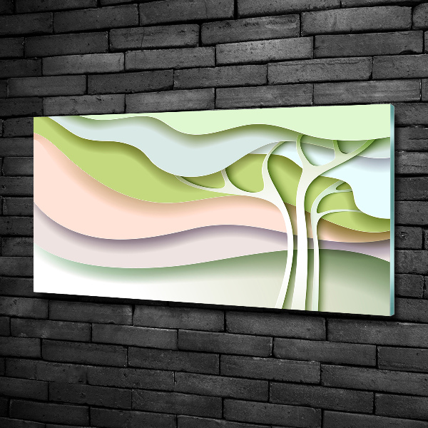 Glazen schilderij Abstracte boom