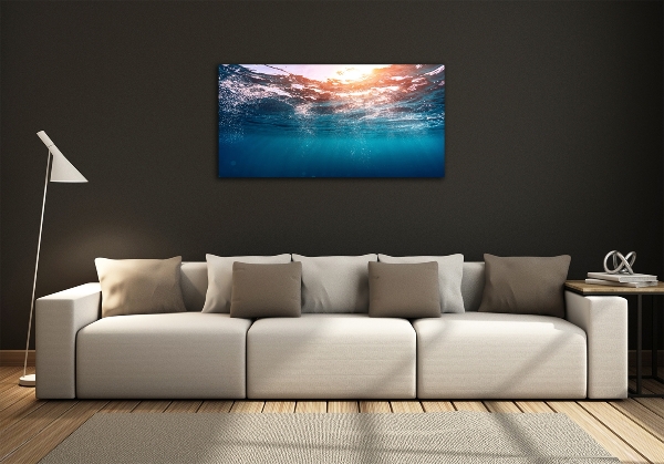 Schilderij op glas Onderwaterwereld