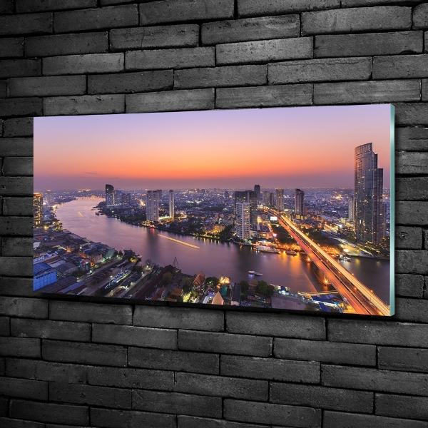 Foto schilderij op glas Bangkok West