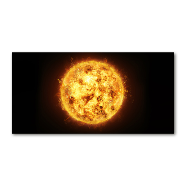 Schilderij op glas Zon