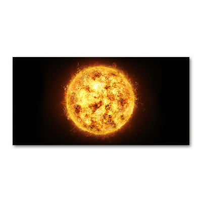 Schilderij op glas Zon