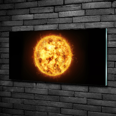 Schilderij op glas Zon