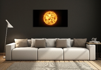 Schilderij op glas Zon