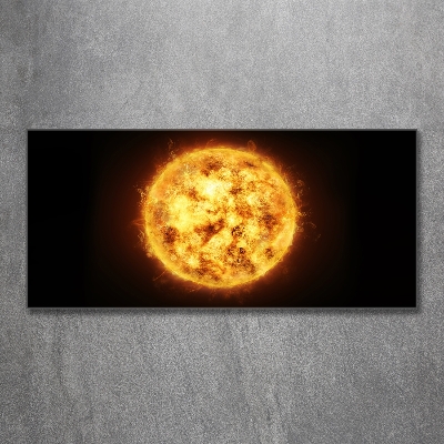 Schilderij op glas Zon