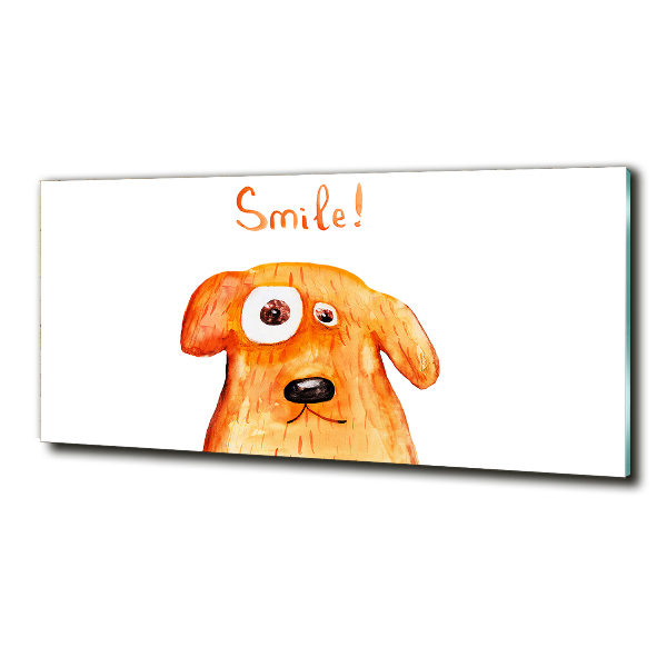 Foto schilderij op glas Hond