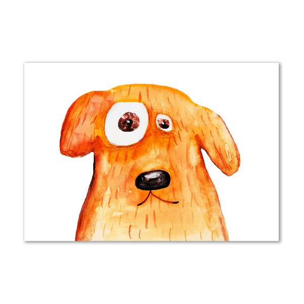 Foto schilderij op glas Hond