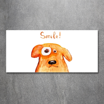 Foto schilderij op glas Hond