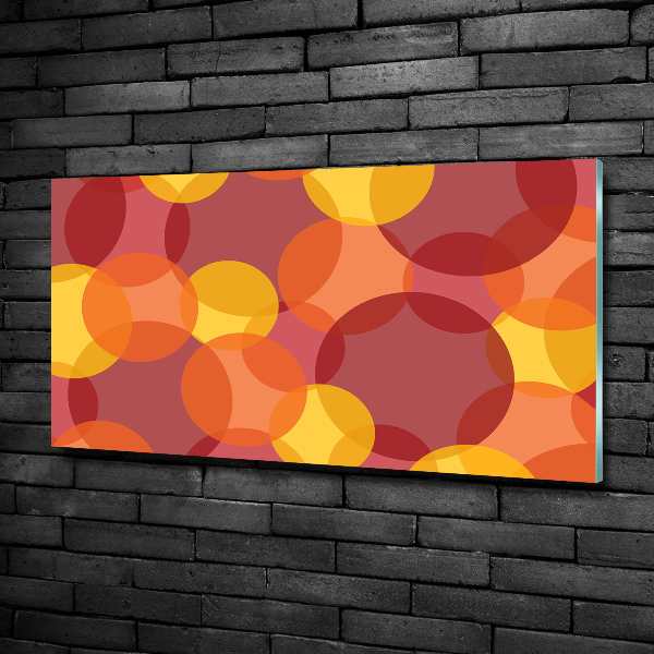 Glazen schilderij Kleurrijke cirkels