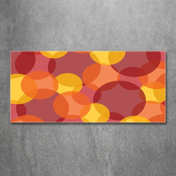 Glazen schilderij Kleurrijke cirkels