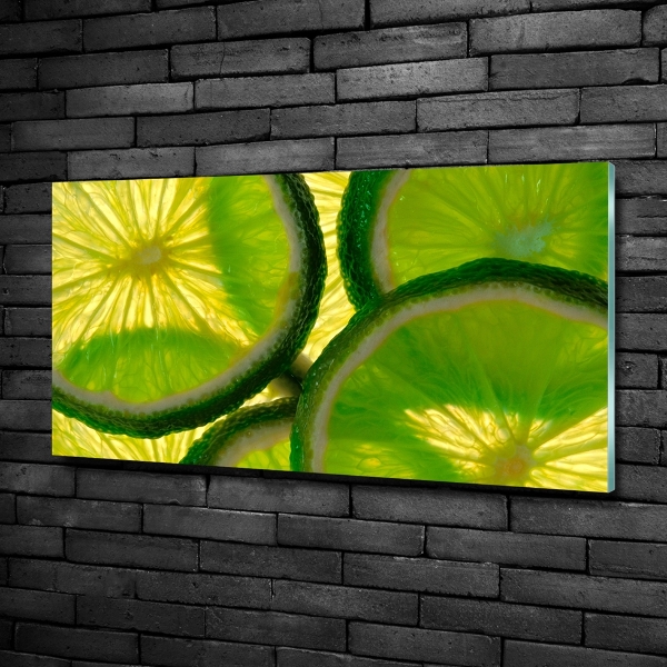 Foto schilderij op glas Limoen
