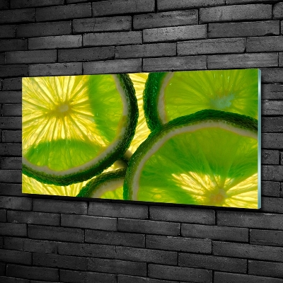 Foto schilderij op glas Limoen