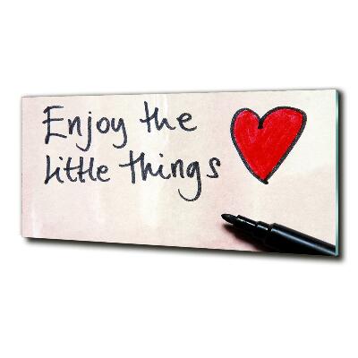 Glazen schilderij Kleine dingen