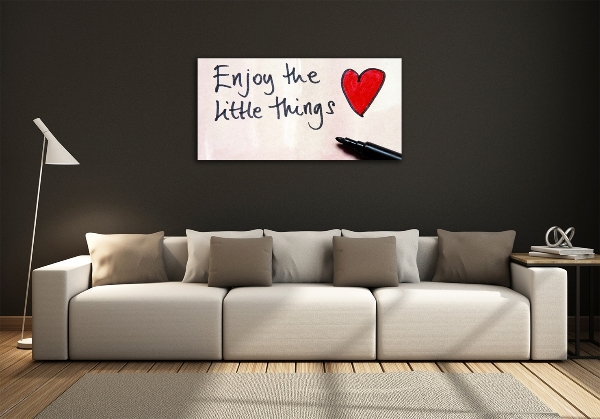 Glazen schilderij Kleine dingen