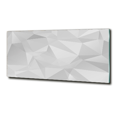 Schilderij glas Abstracte driehoeken