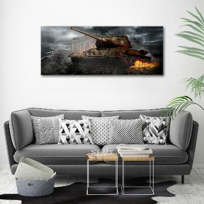 Foto schilderij op glas Tank