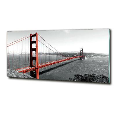 Schilderij glas San Francisco-brug