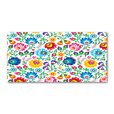 Glazen schilderij Etnisch patroon