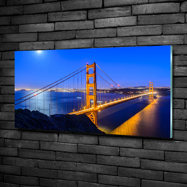 Glazen schilderij San Francisco-brug
