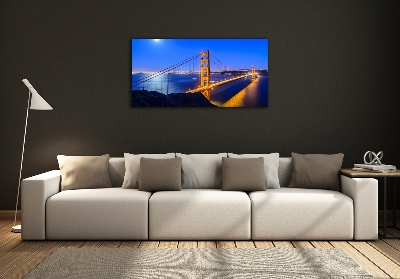 Glazen schilderij San Francisco-brug